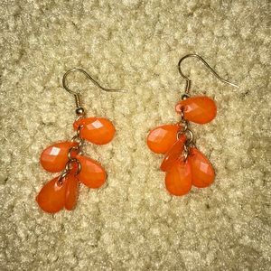 super cute orange earrings